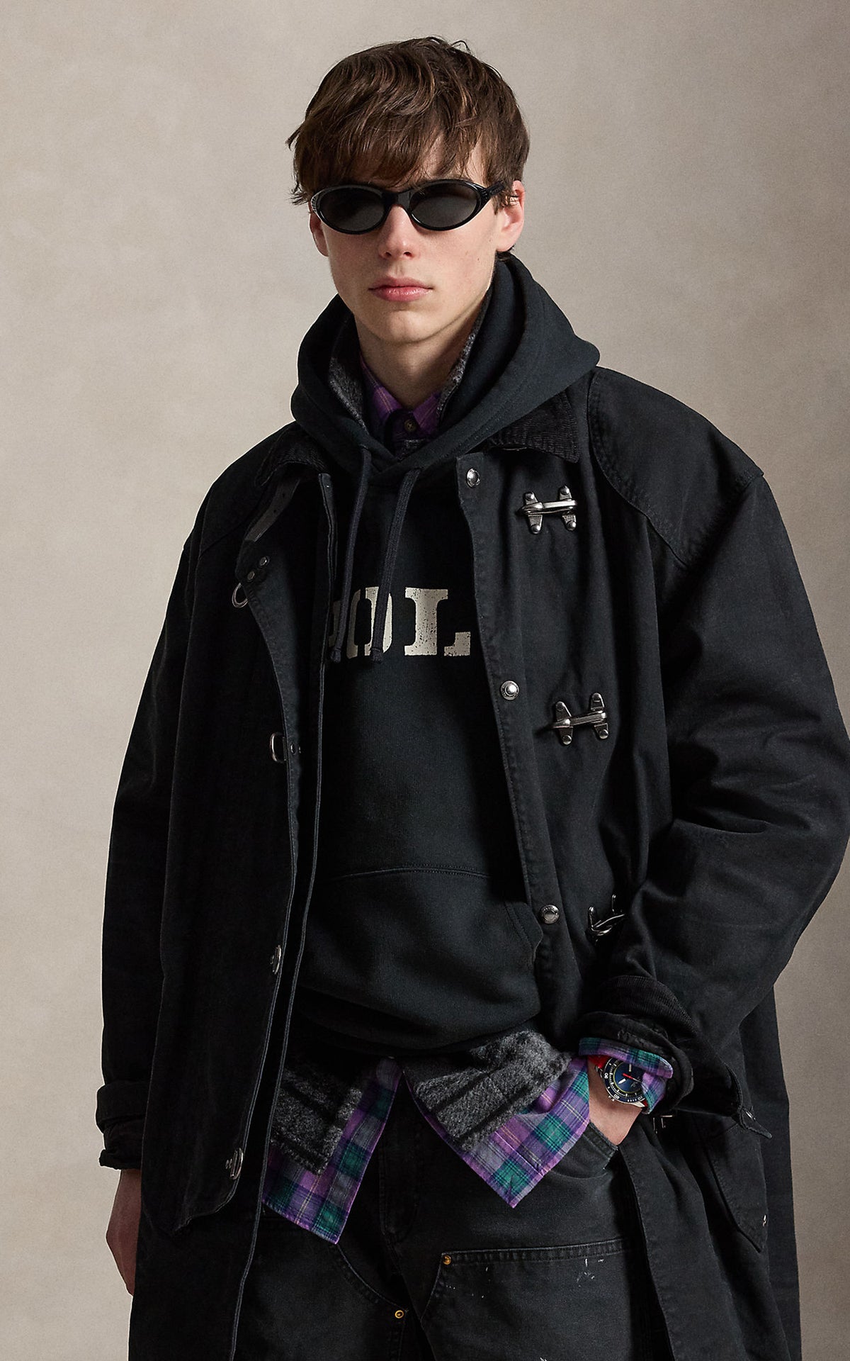 Polo Ralph Lauren The Crestone Garment-Dyed Canvas Coat Black