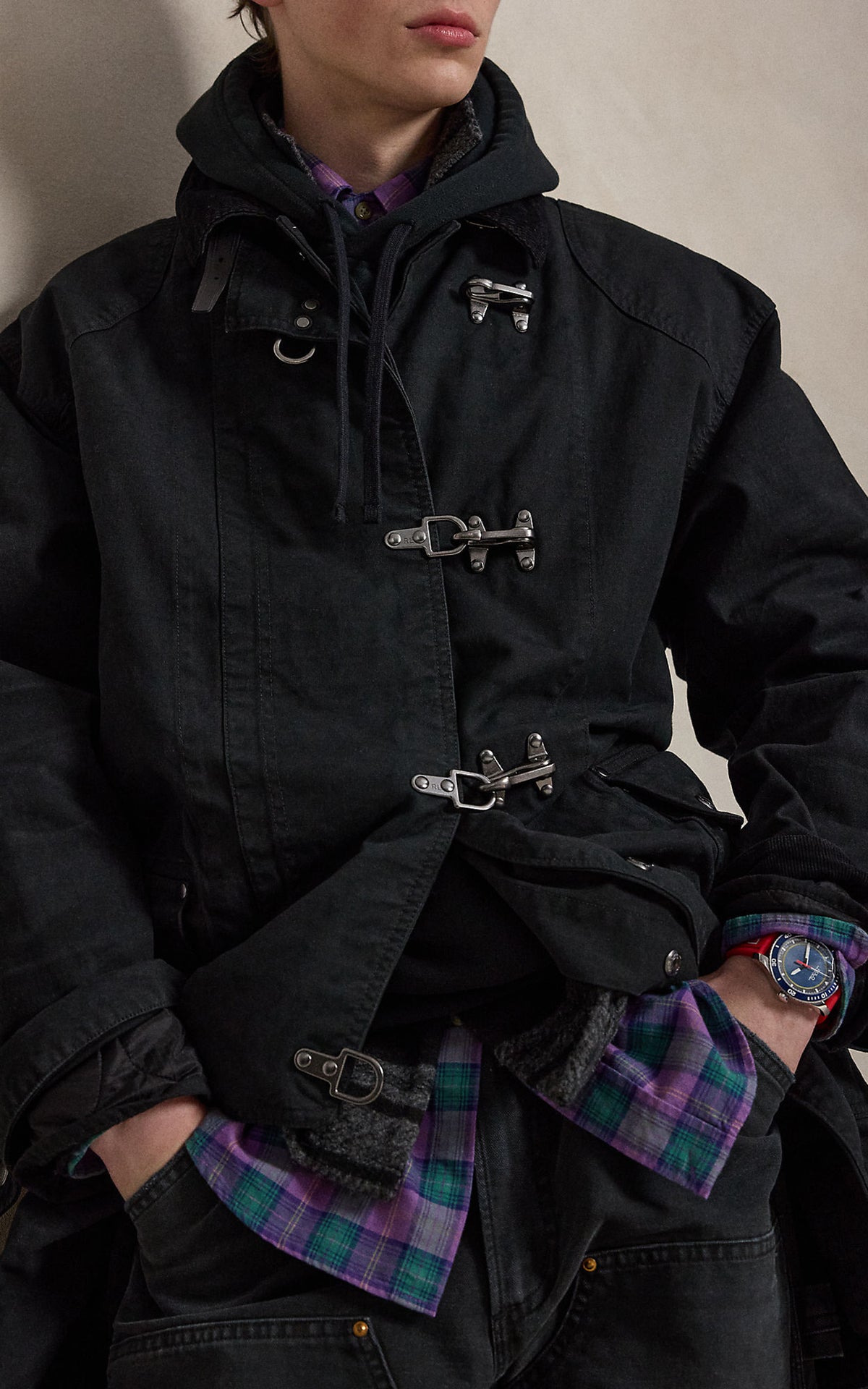 Polo Ralph Lauren The Crestone Garment-Dyed Canvas Coat Black