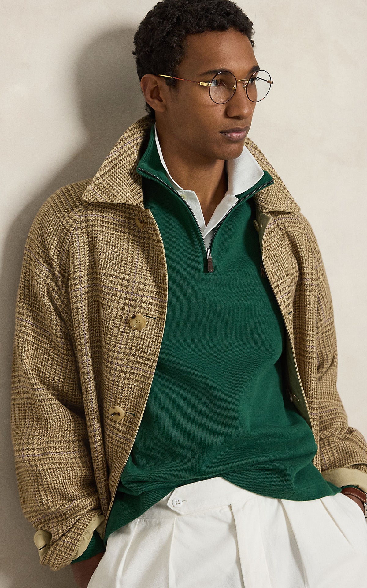 Polo Ralph Lauren Estate-Rib Quarter-Zip Pullover New Forest