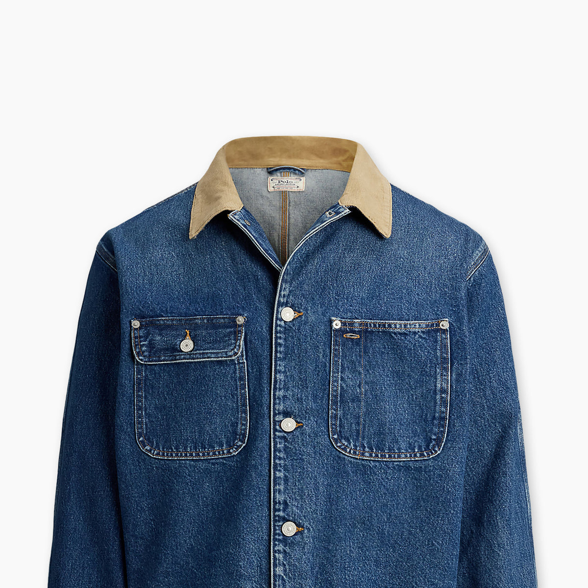 Ralph Lauren Jean Jacket Corduroy Collar Rare Vintage Polo Ralph Lauren Denim Trucker Jacket (NWT)
