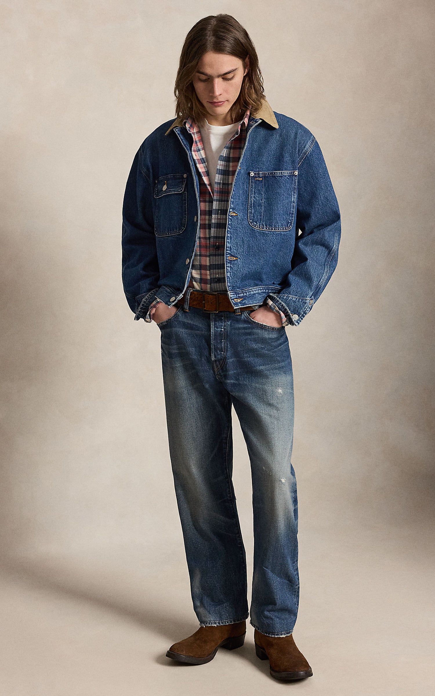 Polo Ralph Lauren Denim Corduroy-Collar Trucker Jacket Outpost