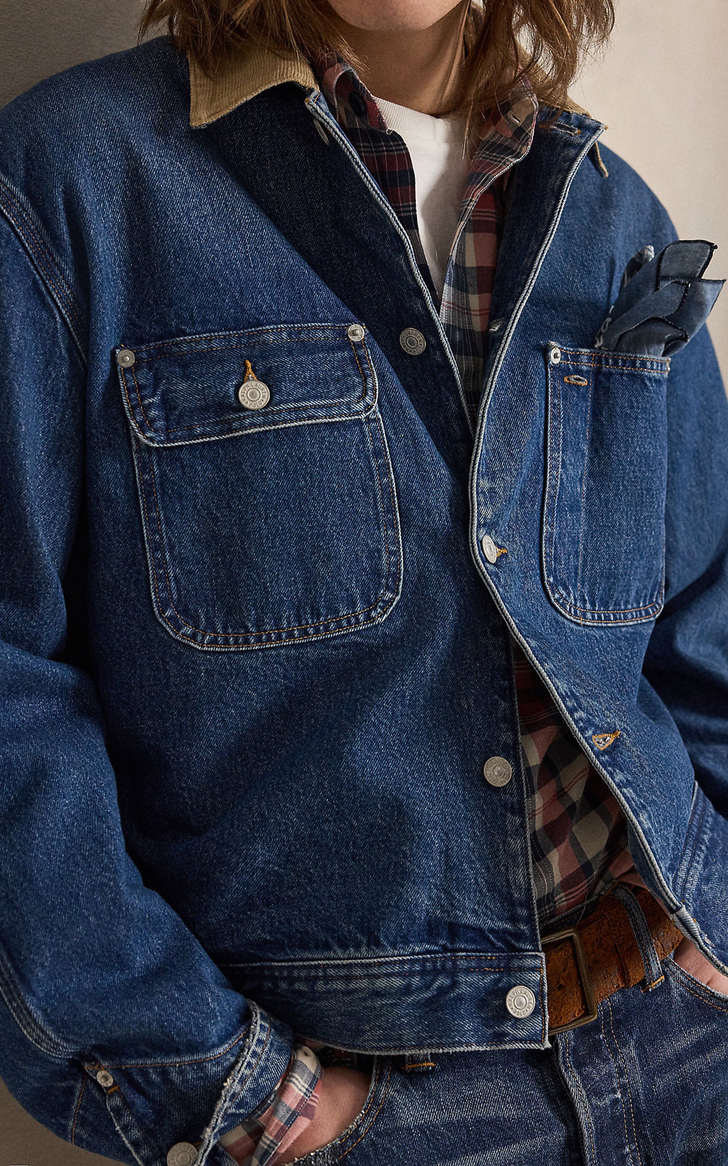 Polo Ralph Lauren Denim Corduroy-Collar Trucker Jacket Outpost