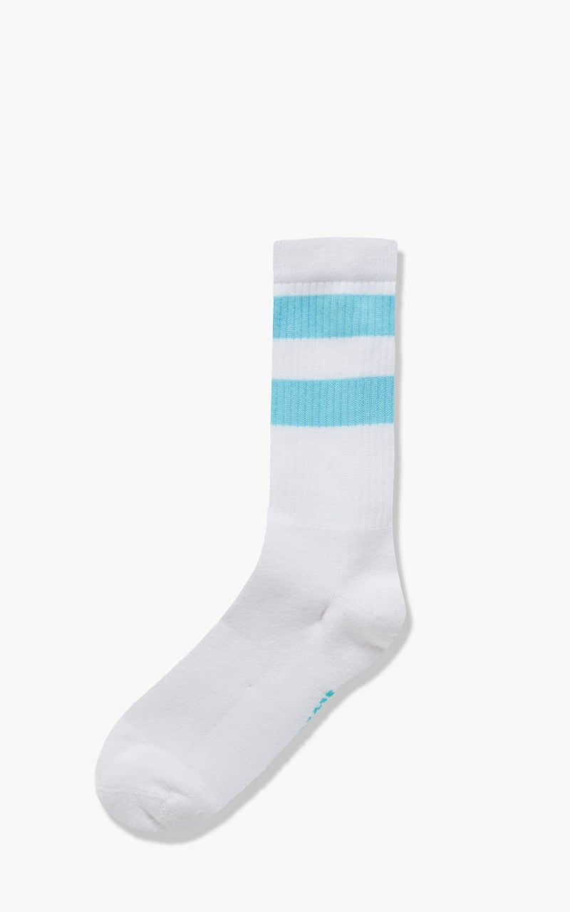 Resteröds Bamboo Tennis Socks 3-Pack White/Sky Blue