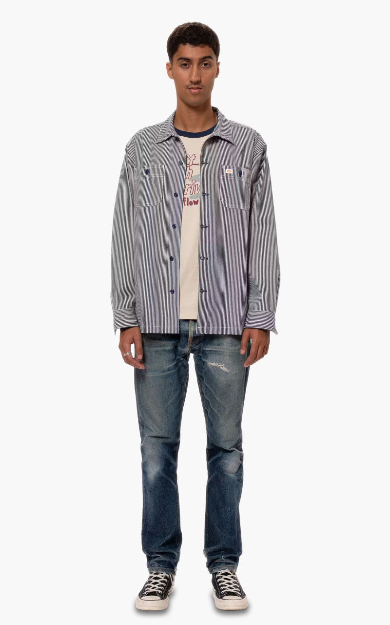 Nudie Jeans Vincent Hickory Stripe