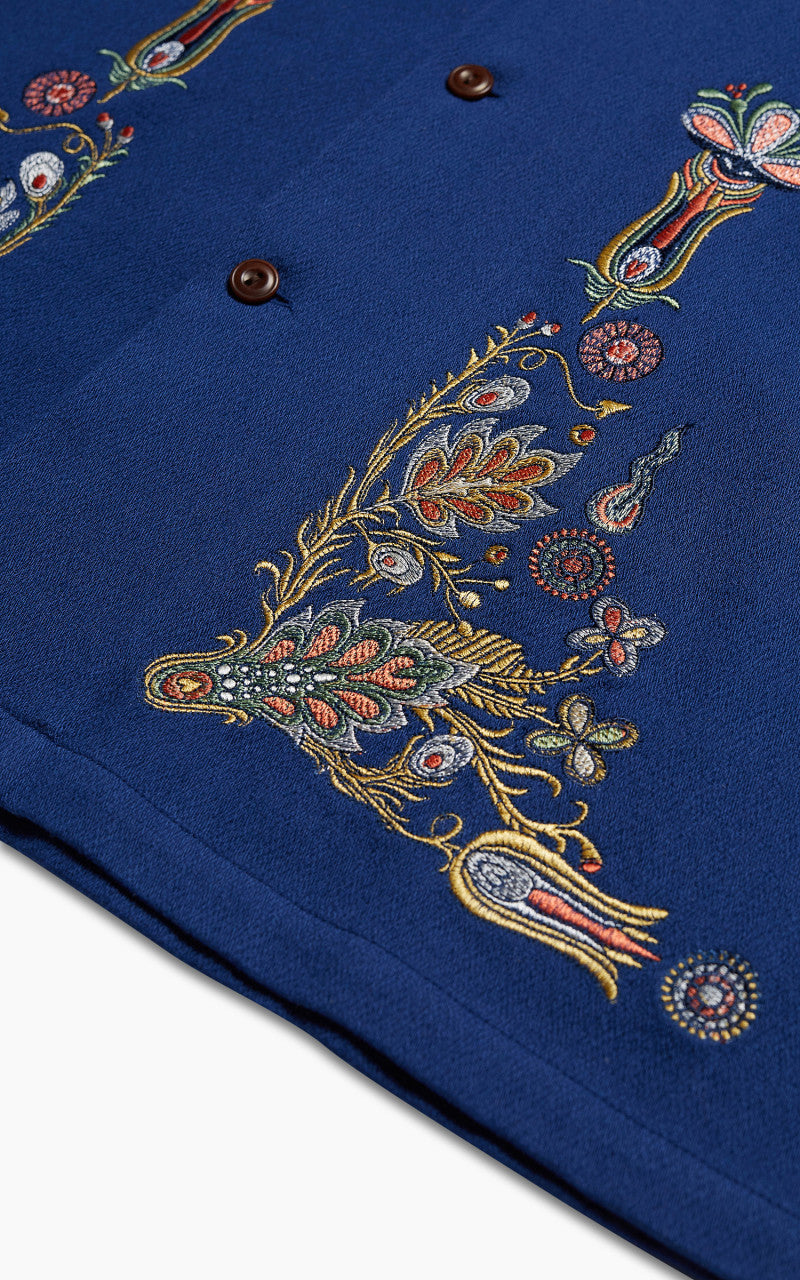 Nudie Jeans Vincent Floral French Blue