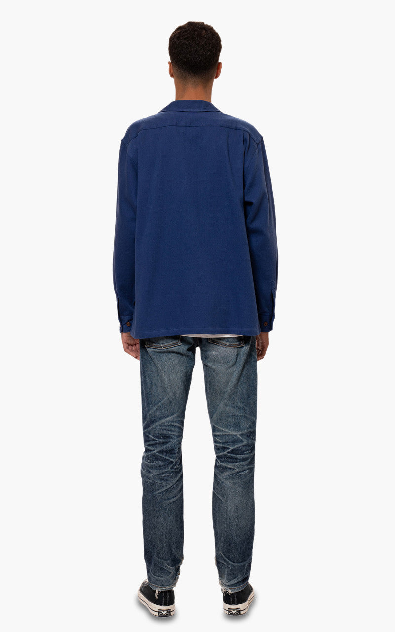 Nudie Jeans Vincent Floral French Blue
