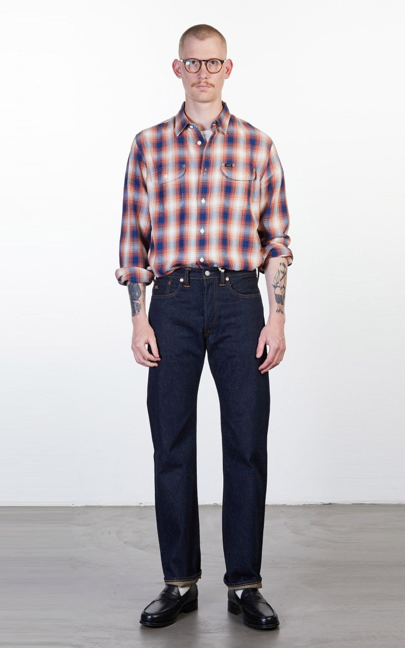 RRL Straight Fit Selvedge Jean One Wash
