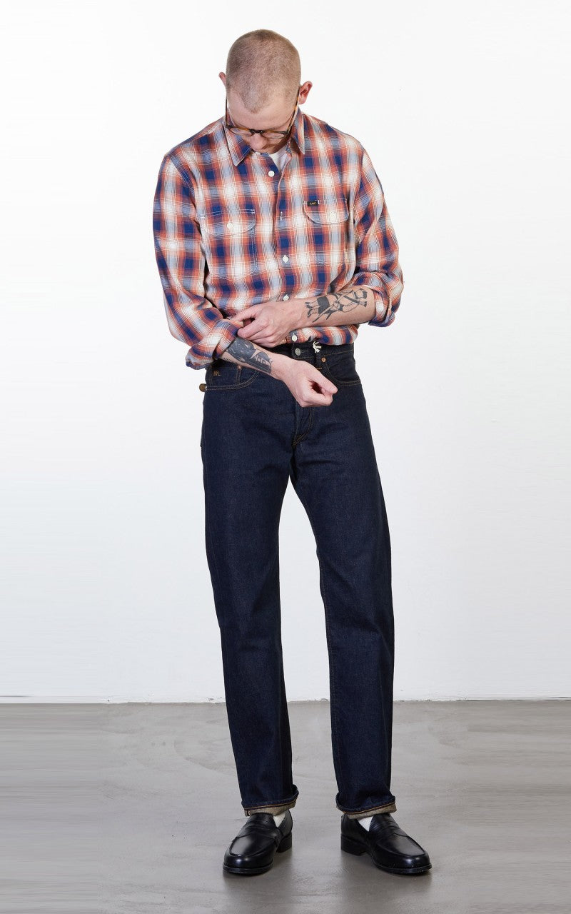 RRL Straight Fit Selvedge Jean One Wash