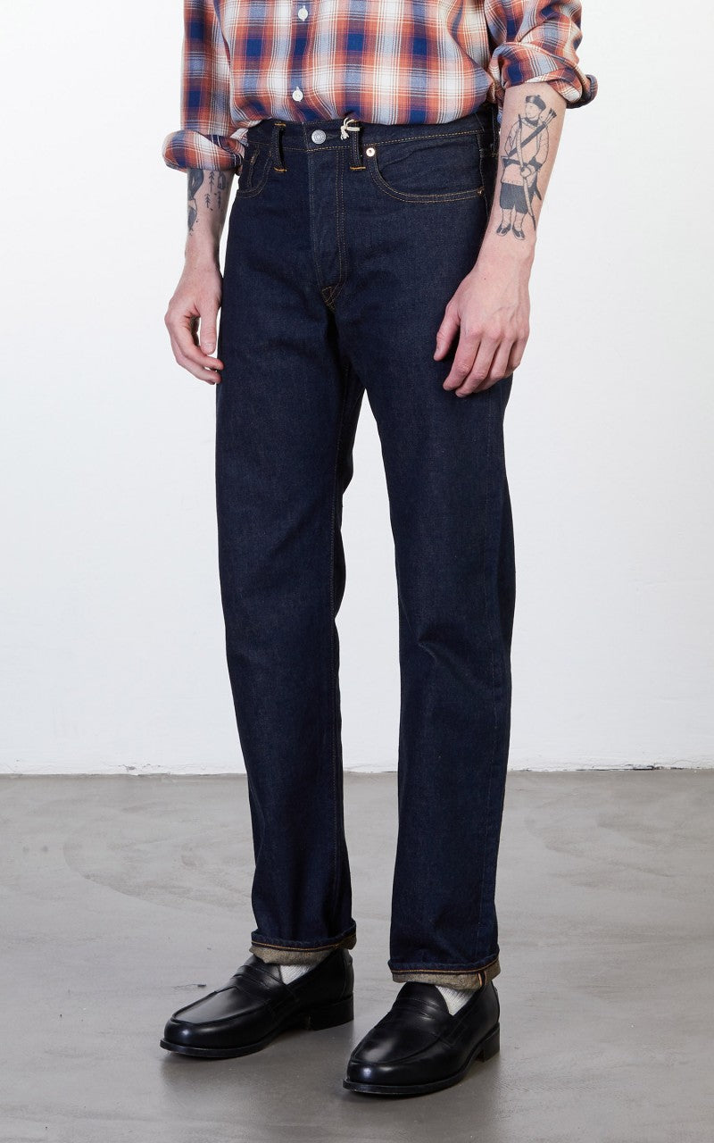 RRL Straight Fit Selvedge Jean One Wash