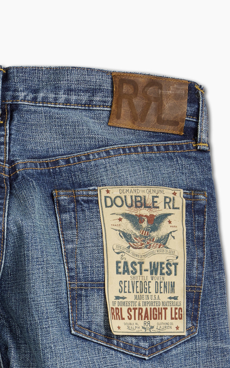 RRL Straight Fit Selvedge Jean Hillsview Wash