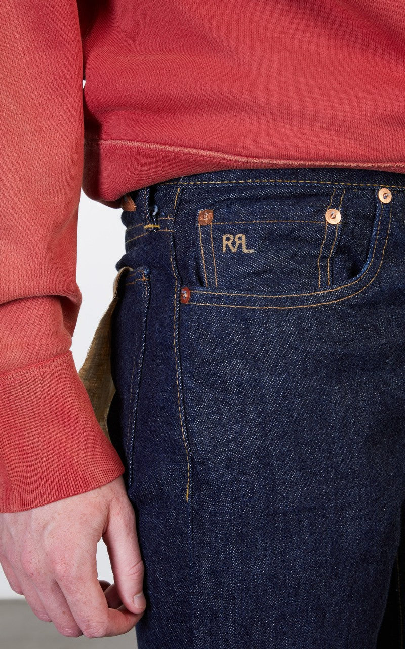 RRL Slim Fit Selvedge Jean One Wash