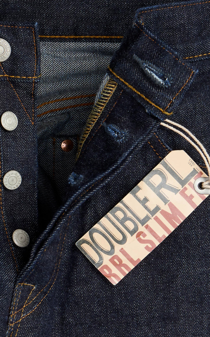 RRL Slim Fit Selvedge Jean Indigo Rinse