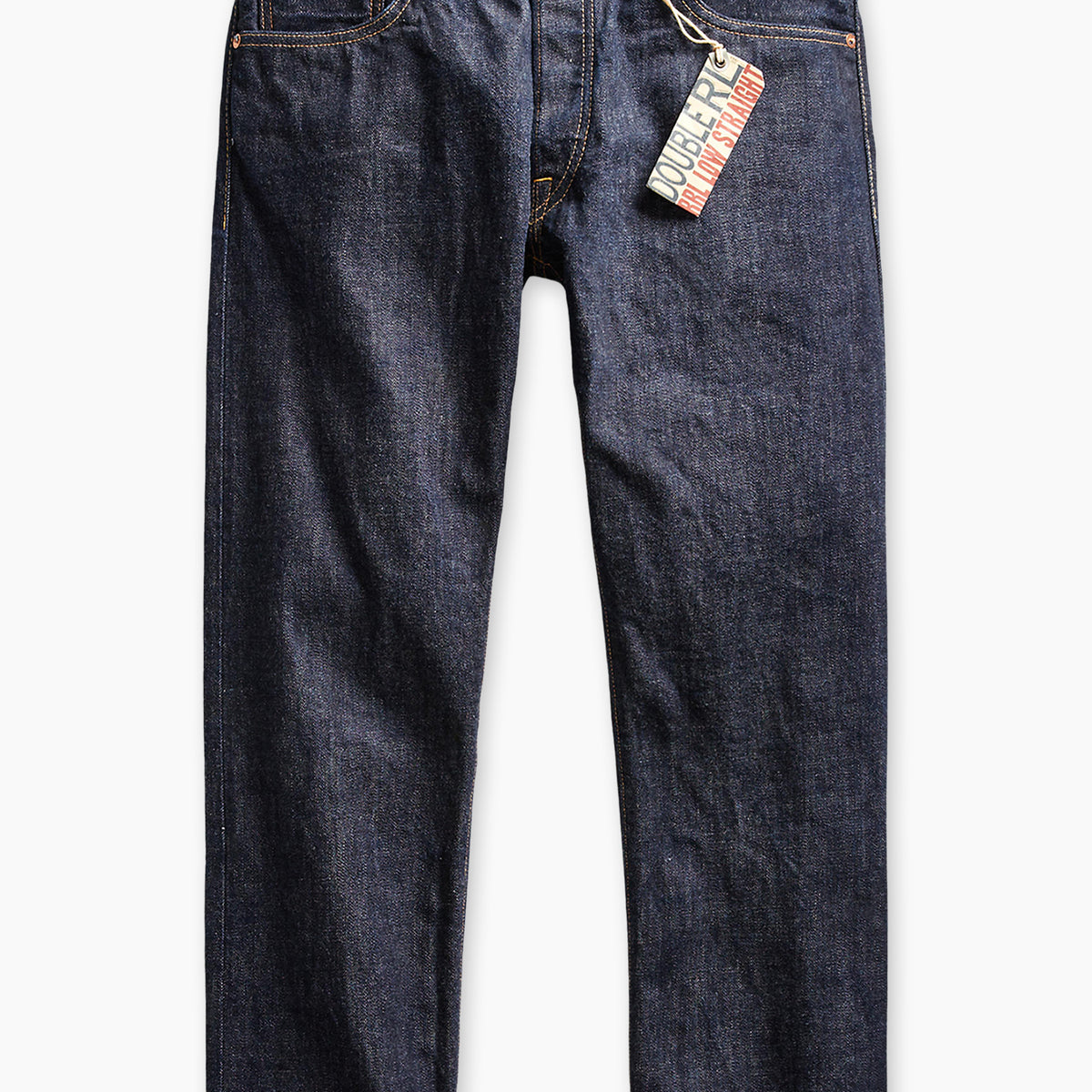 RRL Low Straight Fit Selvedge Jean One Wash