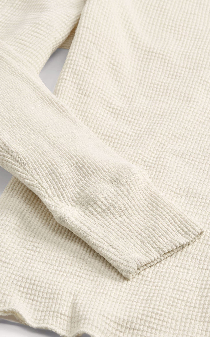 RRL Textured Crewneck Paper White