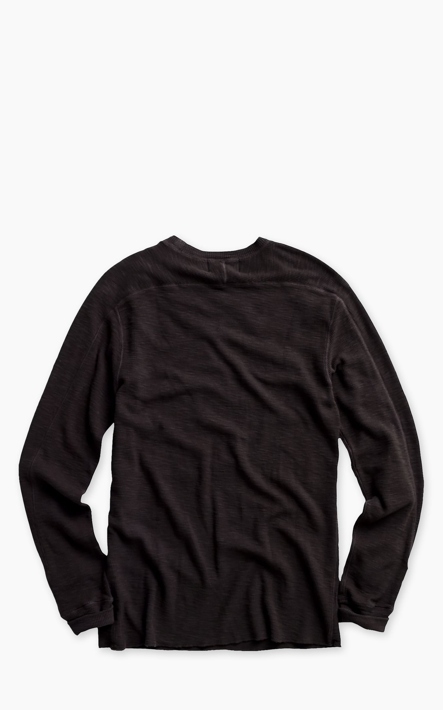 RRL Textured Crewneck  Faded Black Canvas