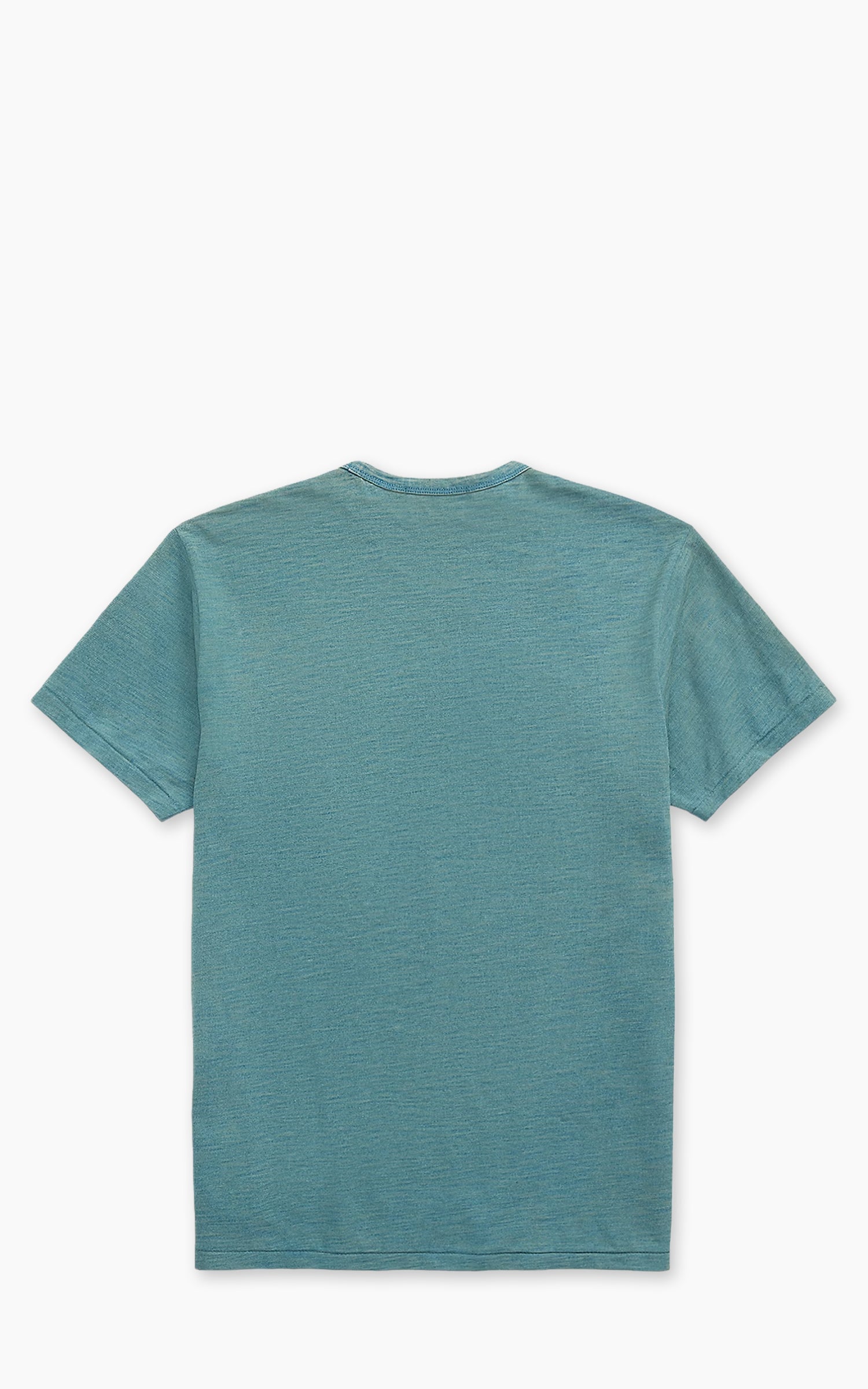 RRL Indigo Jersey Pocket T-Shirt Washed Blue Indigo