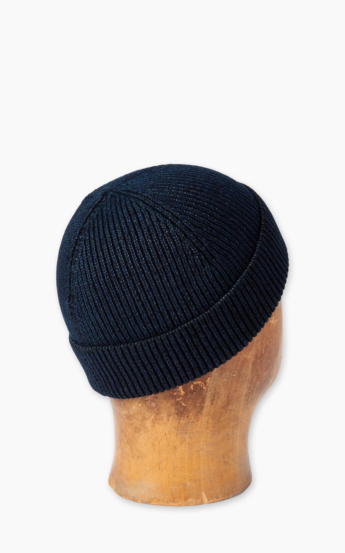 RRL Indigo Cotton Watch Cap Midnight Blue