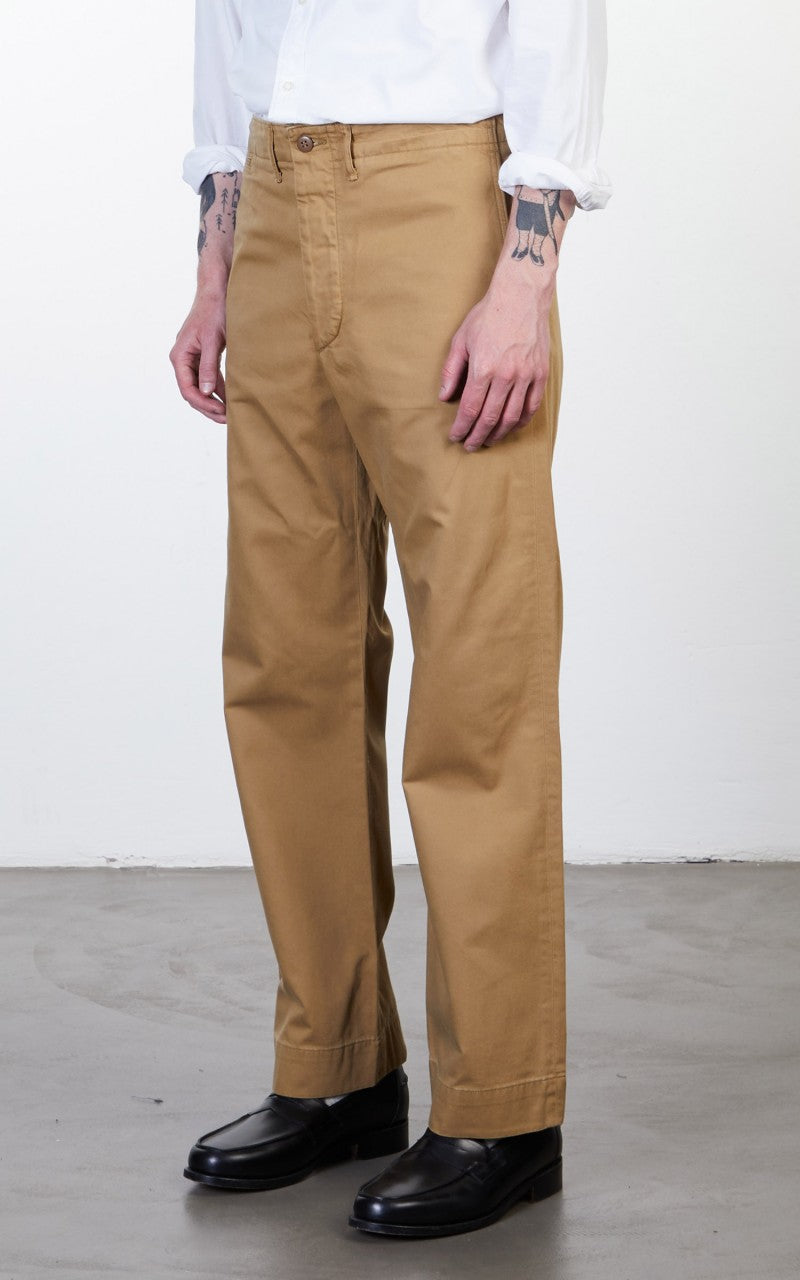 RRL Field Chino Flat Pant British Khaki