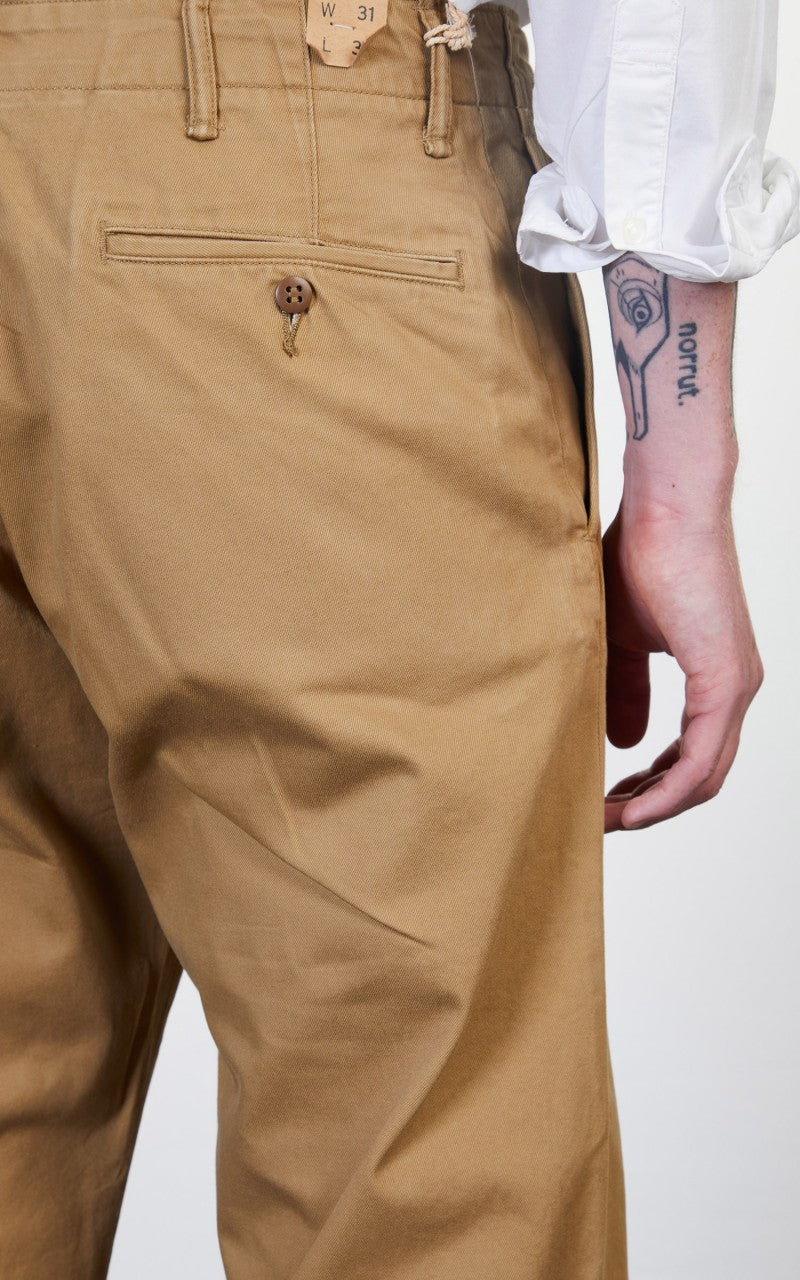 RRL Field Chino Flat Pant British Khaki