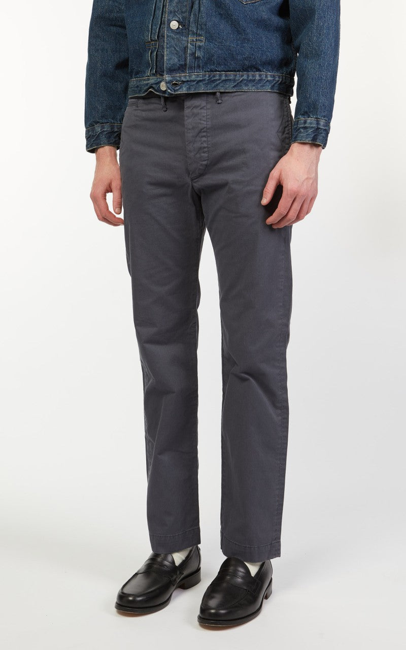RRL Officers Flat Pants Navy