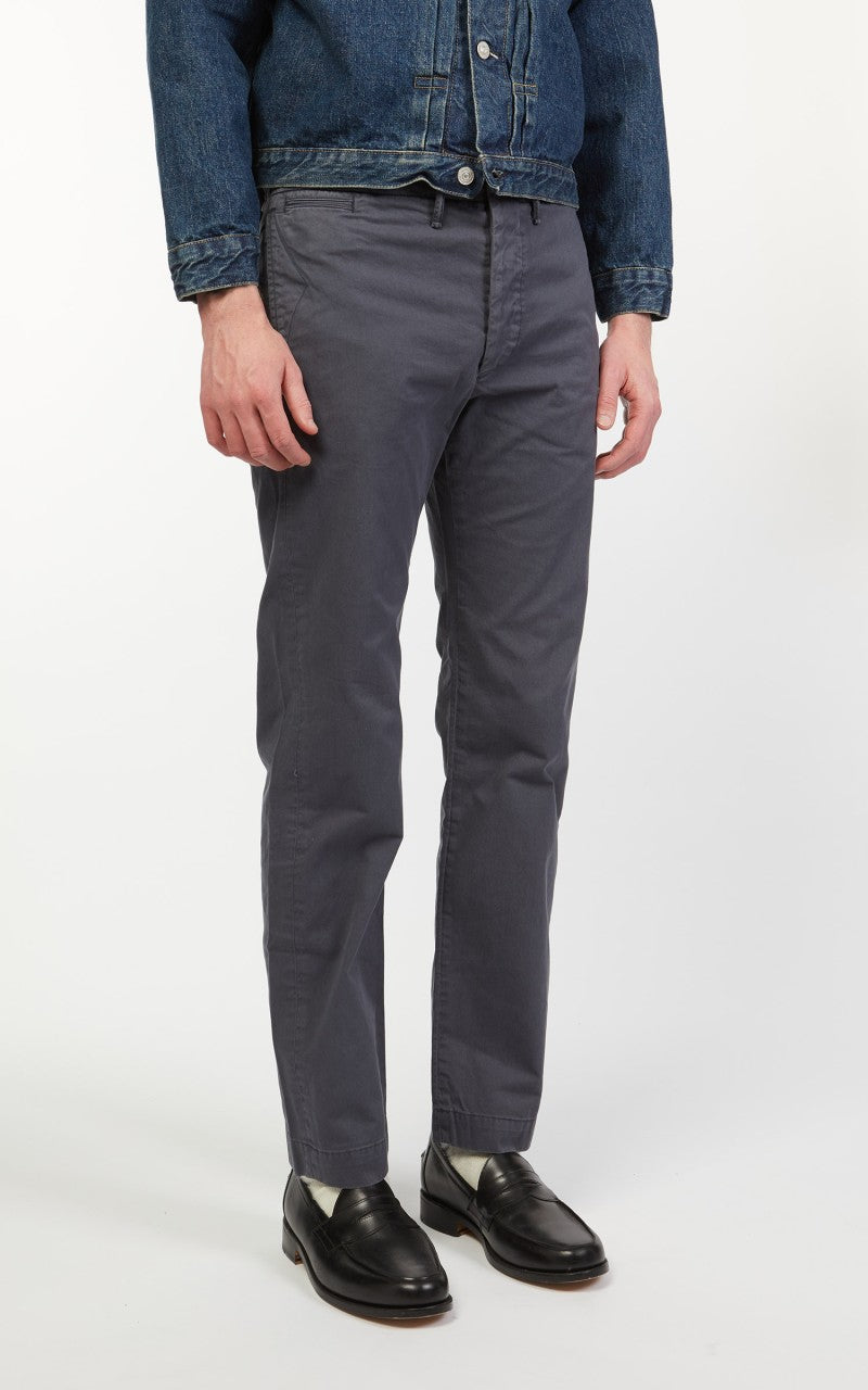 RRL Officers Flat Pants Navy