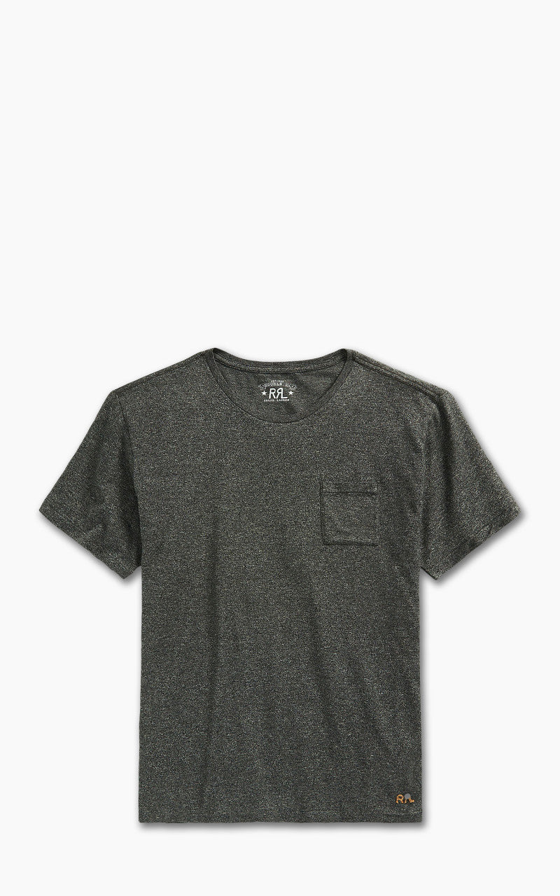RRL Garment-Dyed Pocket T-Shirt Heather Grey