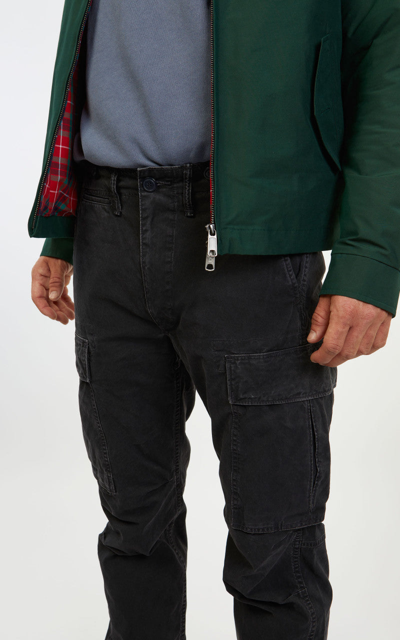 RRL Canvas Surplus Cargo Pant Black