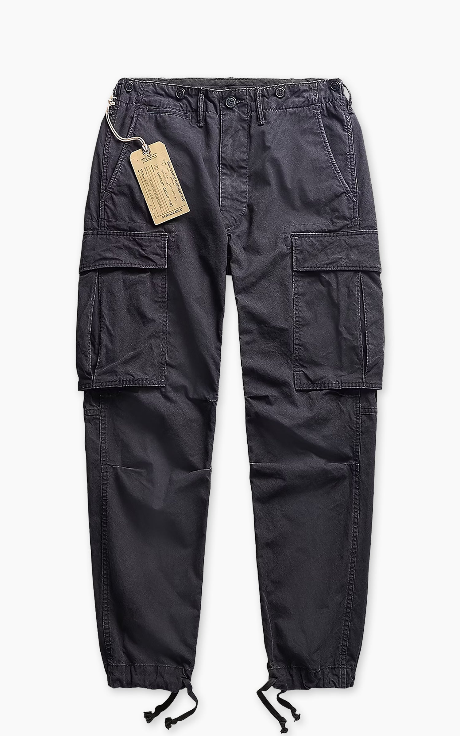 RRL Canvas Surplus Cargo Pant Black