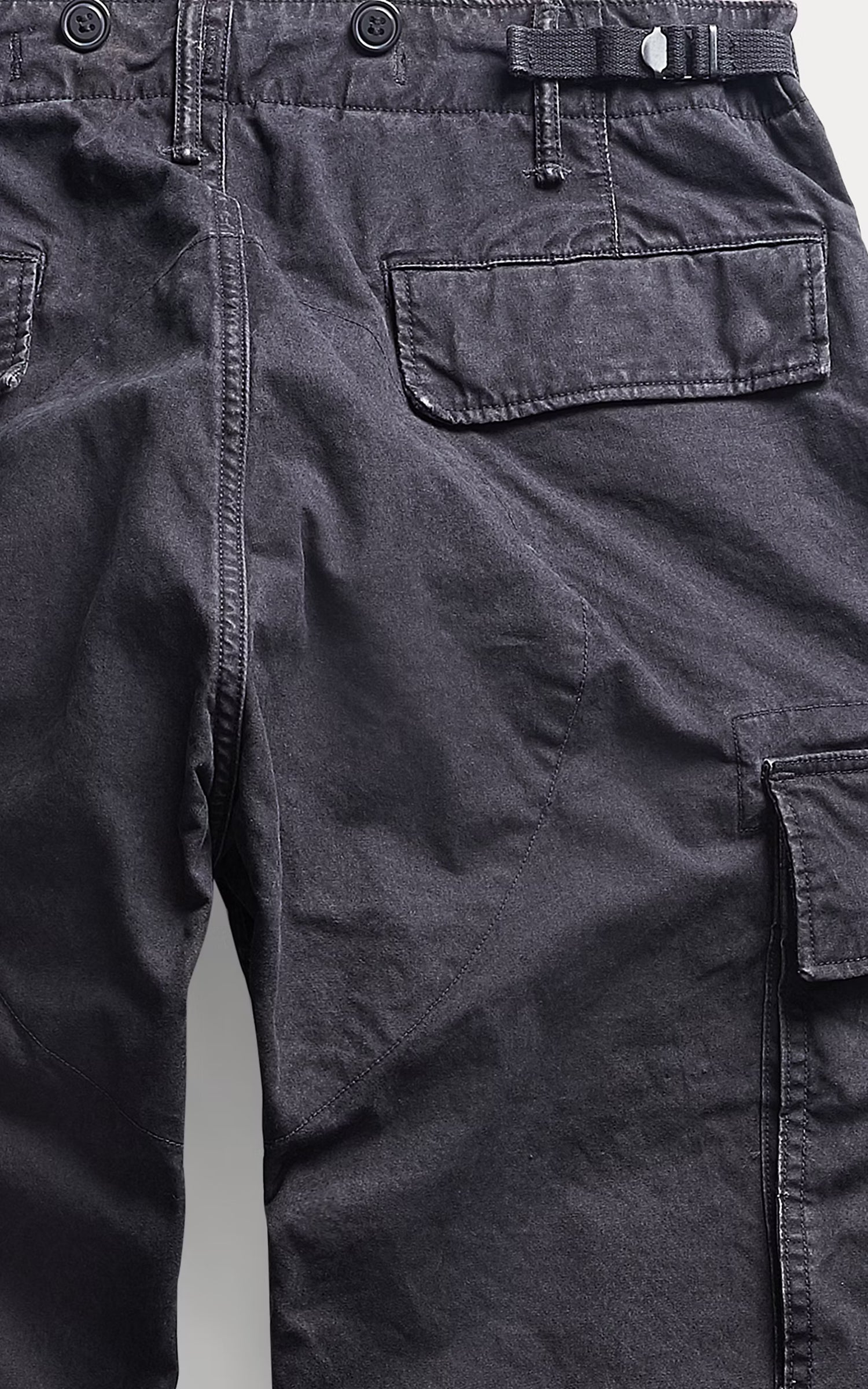 RRL Canvas Surplus Cargo Pant Black