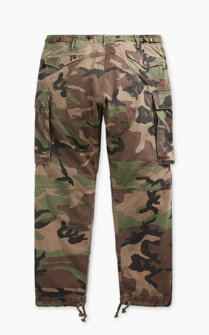 RRL Regiment Camo Ripstop Cargo Pant Woodland Camo