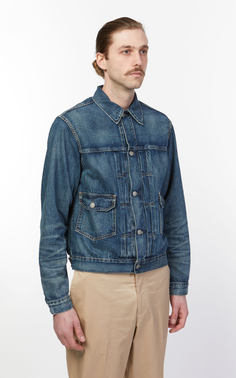 RRL Type 2 Trucker Denim Jacket Selvedge Overdale Wash