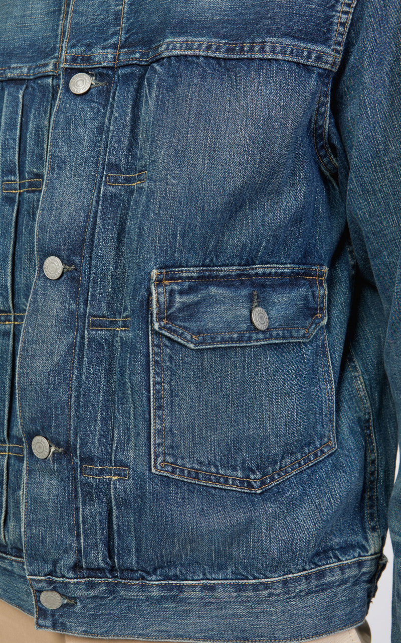 RRL Type 2 Trucker Denim Jacket Selvedge Overdale Wash