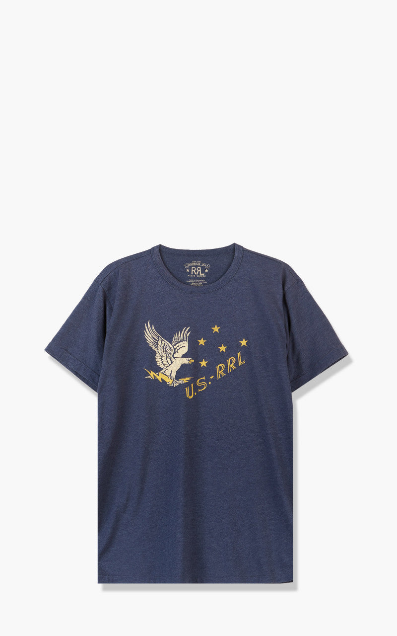 RRL Graphic Tee Blue