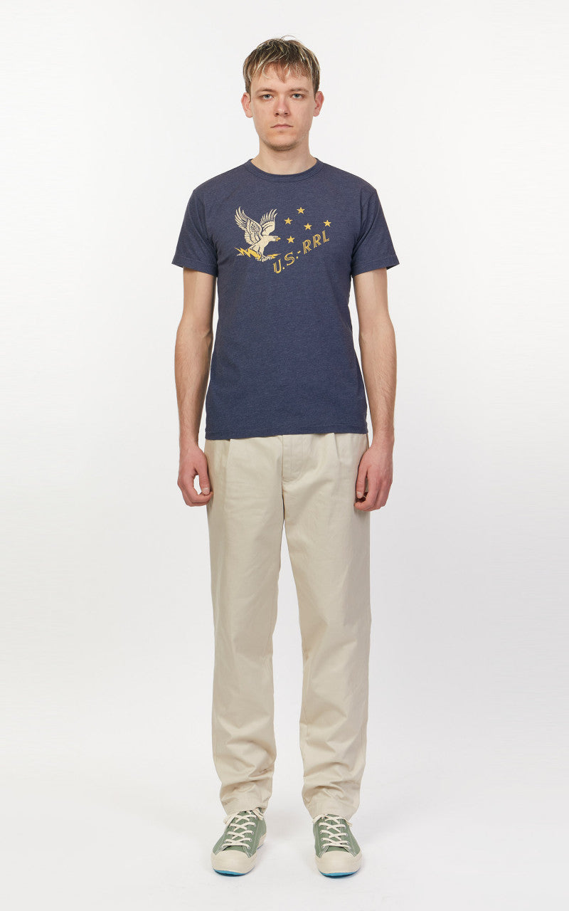 RRL Graphic Tee Blue