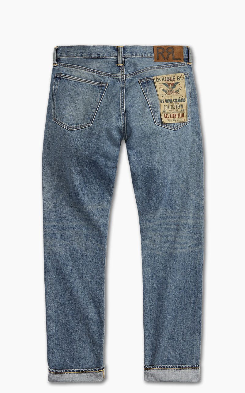 RRL High Slim Selvedge Jean Calloway Wash