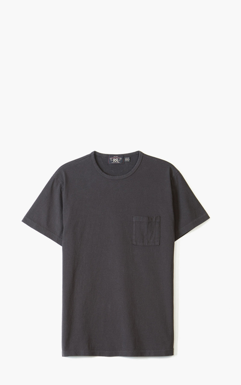 RRL 2-Pack Garment-Dyed Tees Black
