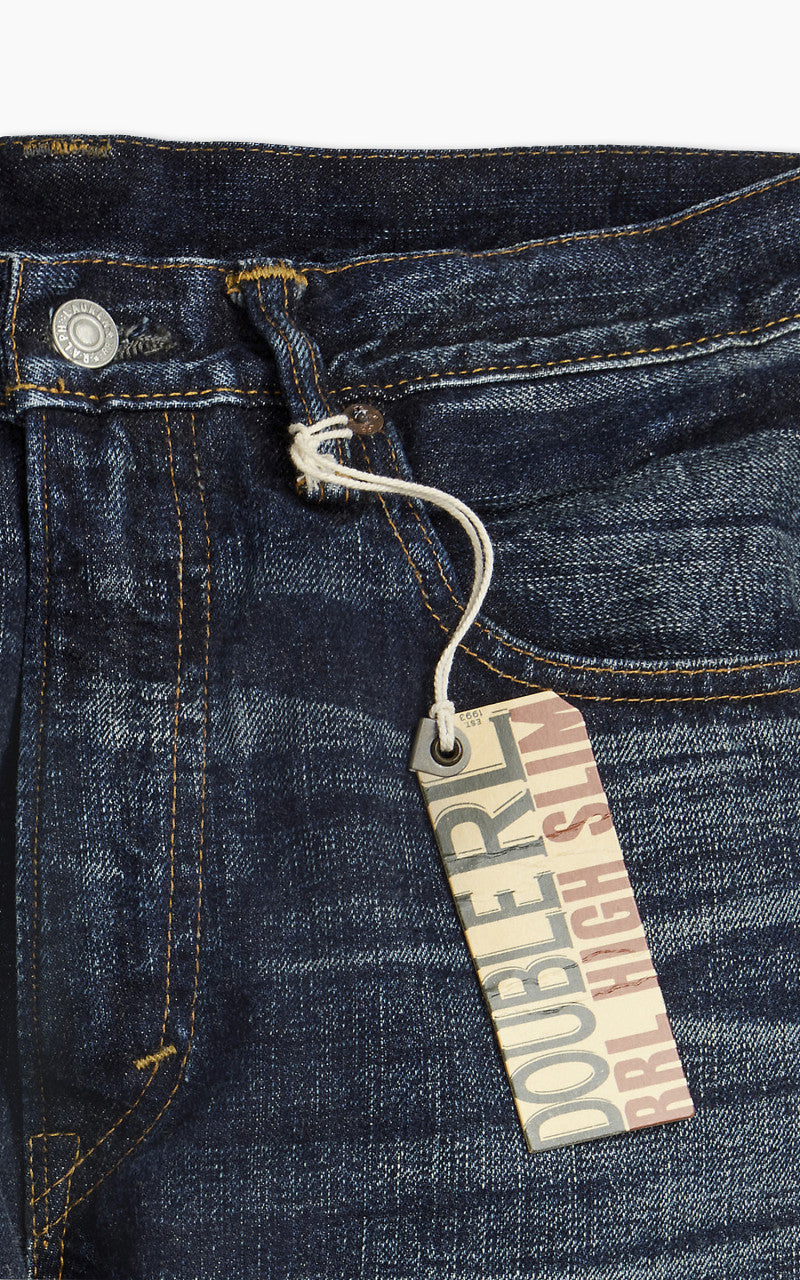 RRL High Slim Selvedge Jean Bayview Wash