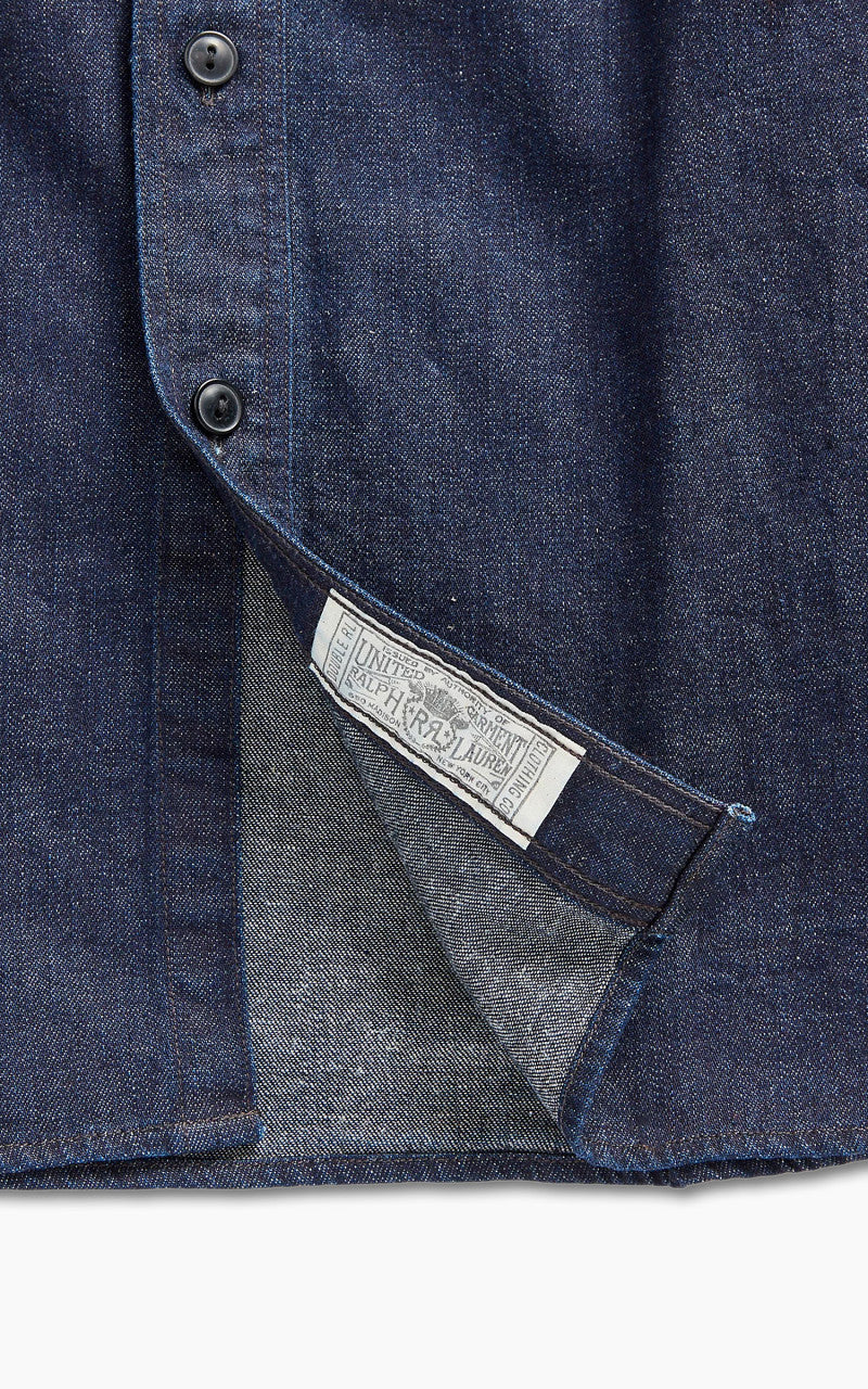 RRL Cotton-Linen Denim Workshirt Indigo