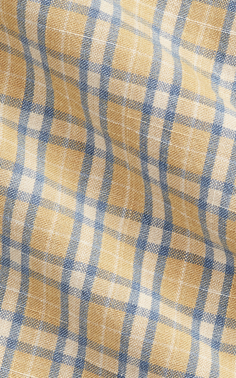 RRL Cody Plaid Woven Workshirt Tan/Indigo
