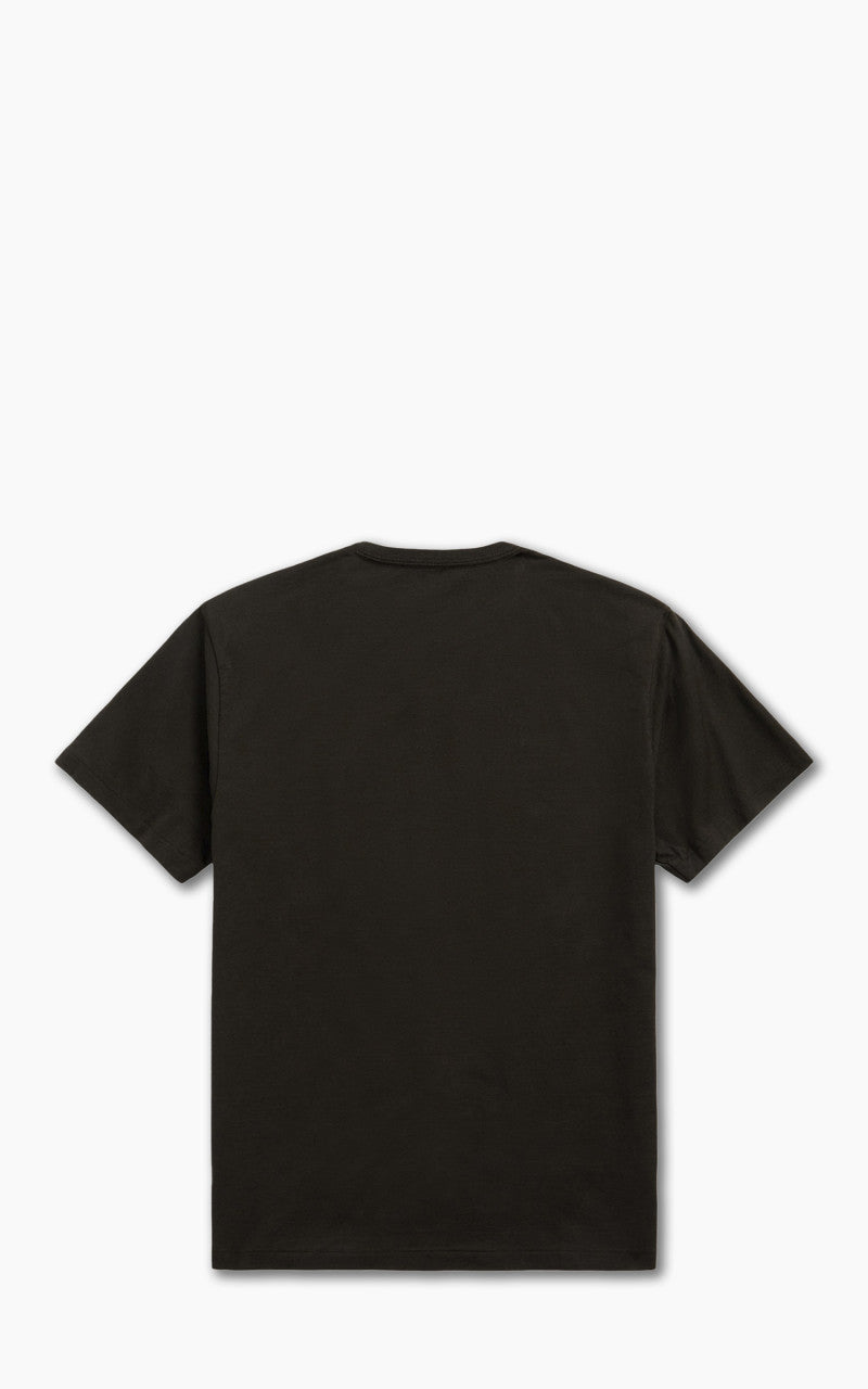 XL RRL RL ranch ロゴ コットン 半袖 Tシャツ 黒 ブラック RRL Ranch Logo T-Shirt Faded Black Canvas