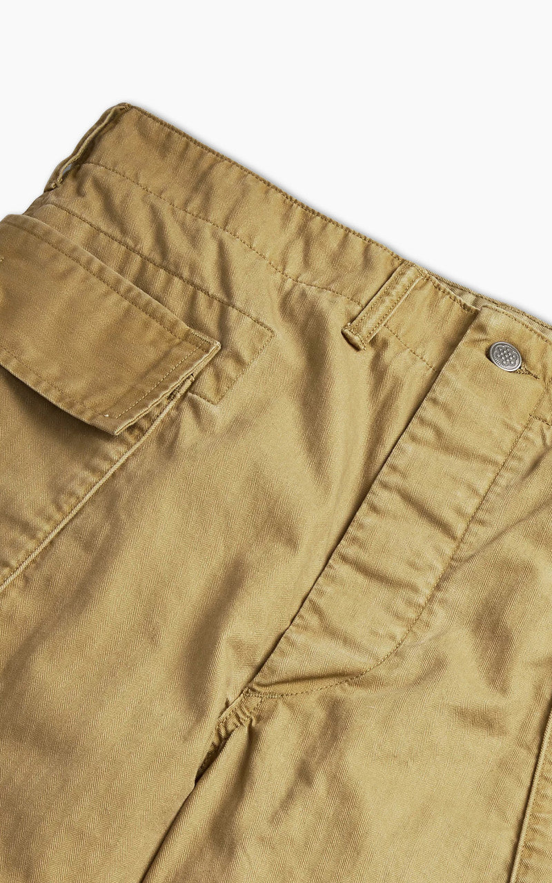 RRL Cargo Trouser Herringbone Twill Khaki