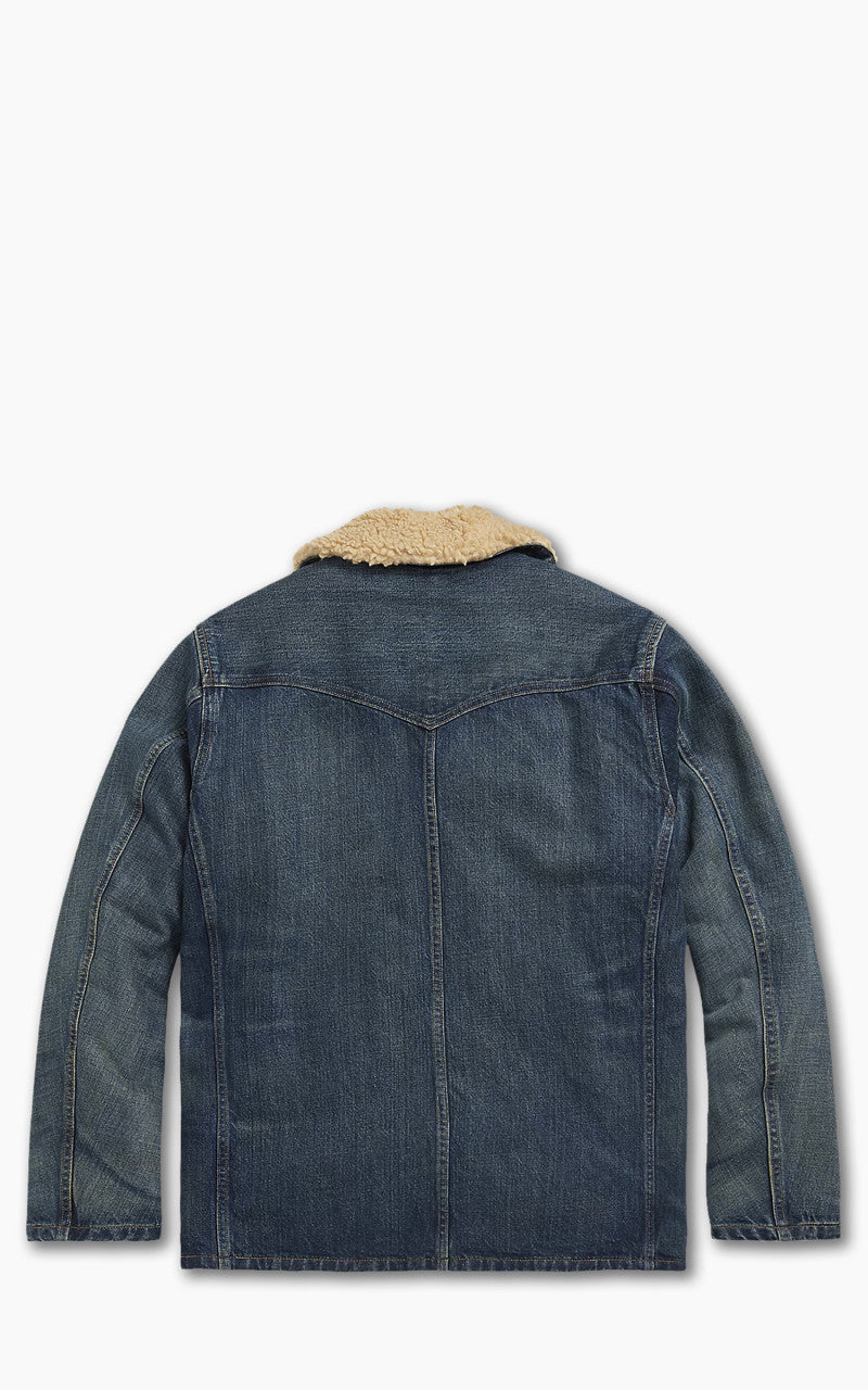 RRL Hitching Fleece-Denim Ranch Jacket Hitching Wash