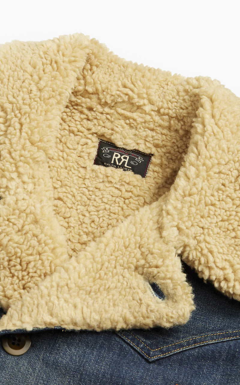 RRL Hitching Fleece-Denim Ranch Jacket Hitching Wash