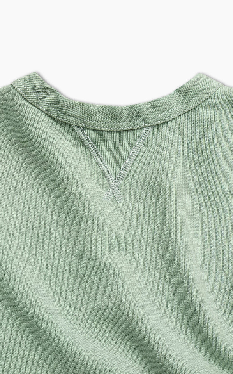 RRL Garment-Dyed Logo Fleece Sweatshirt Turquoise