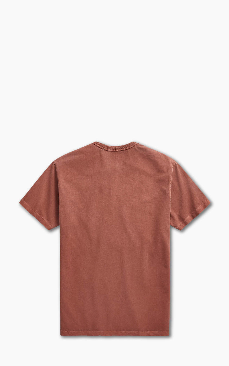 RRL Jersey Graphic T-Shirt Vintage Orange
