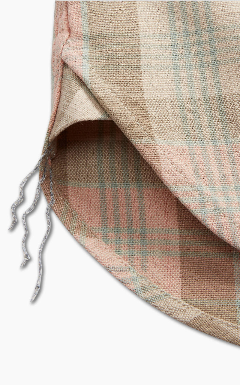 RRL Plaid Woven Workshirt Pink Multi