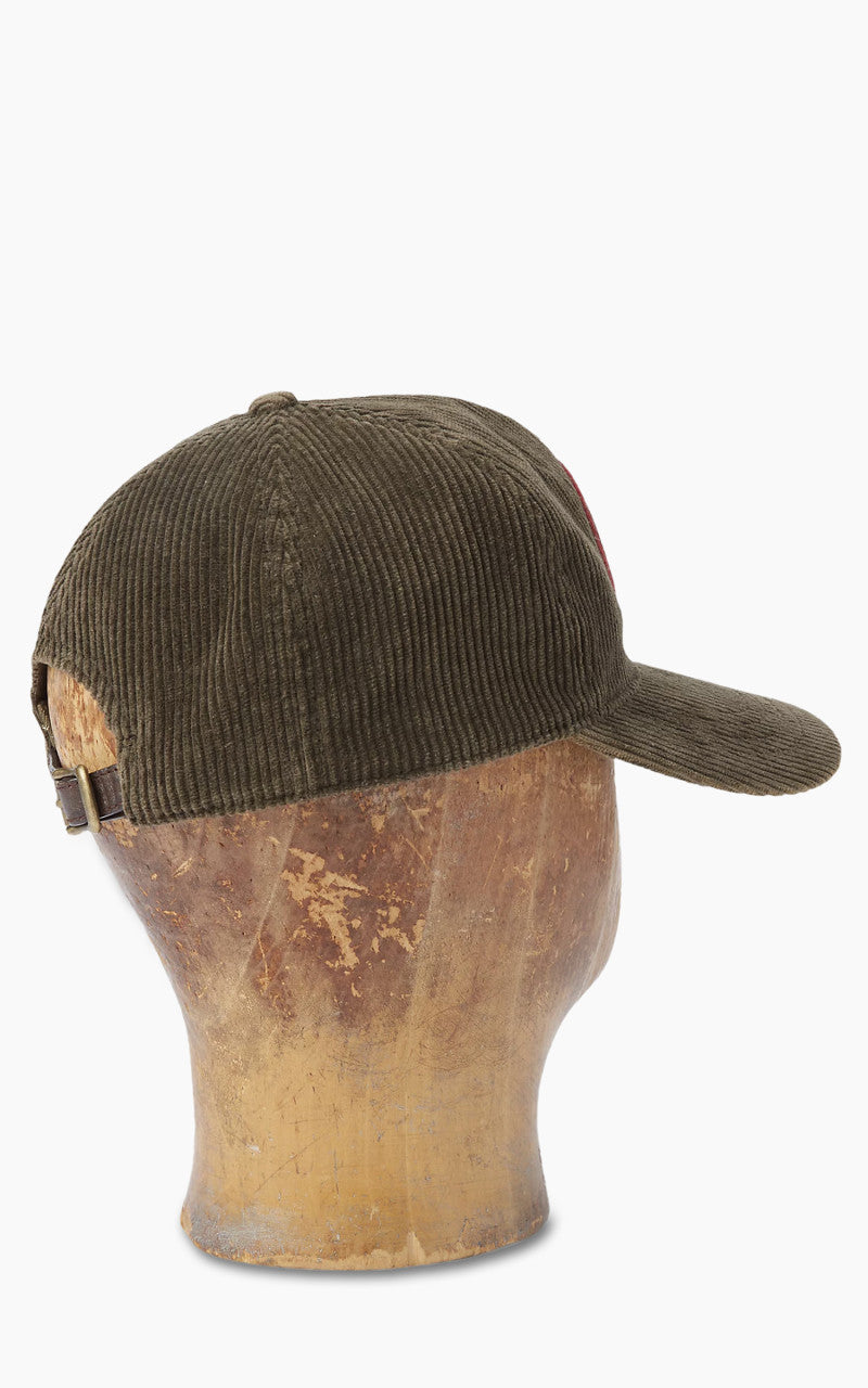 RRL Dog-Patch Corduroy Trucker Cap Loden