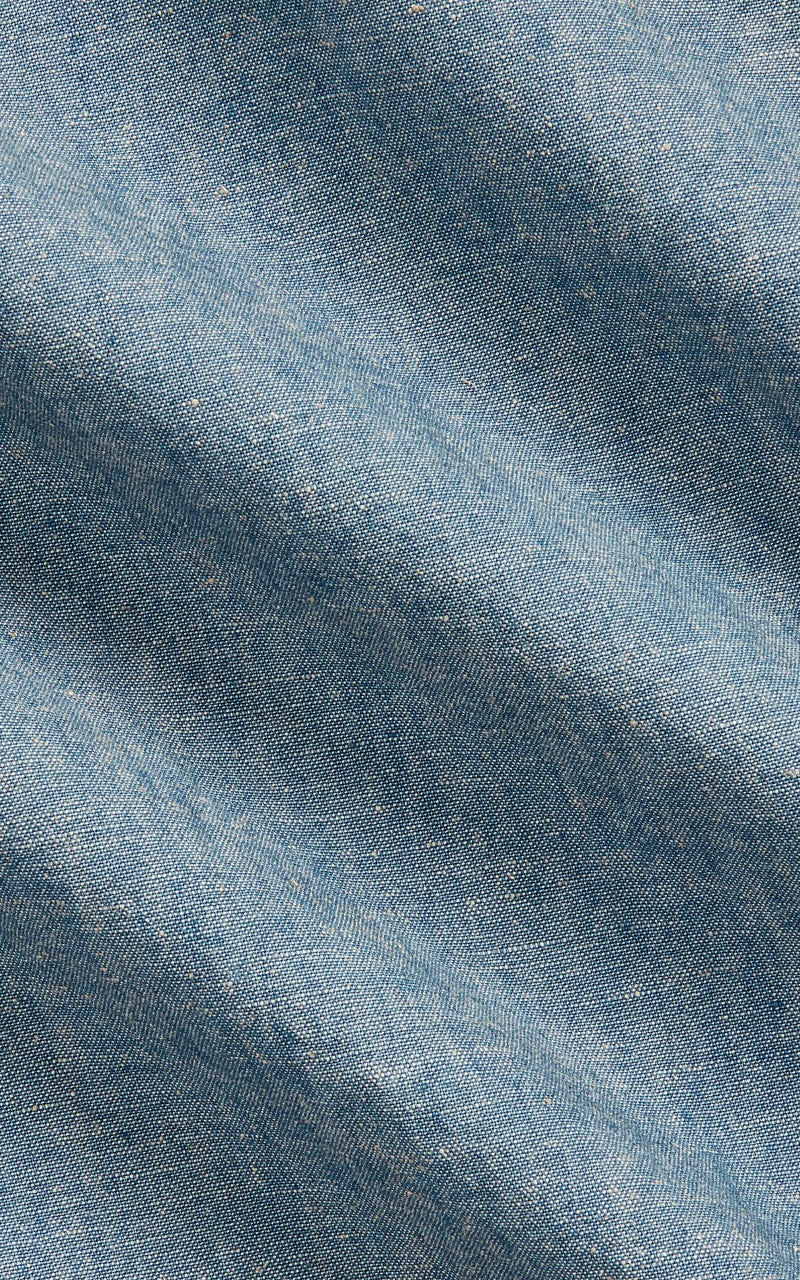 RRL Embroidered Chambray Workshirt Indigo