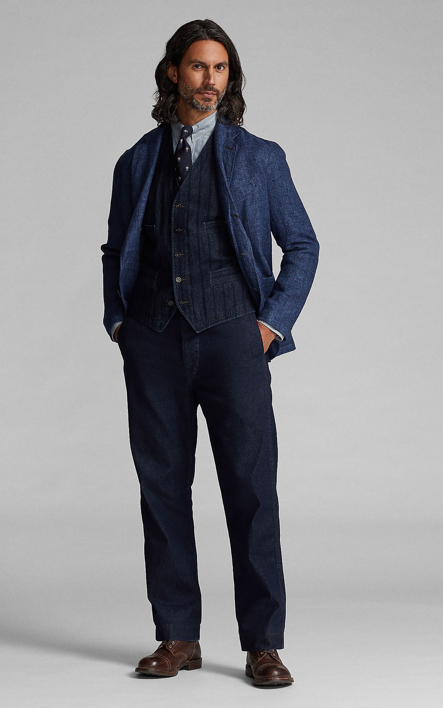 RRL Field Pant Denim Rinsed Indigo