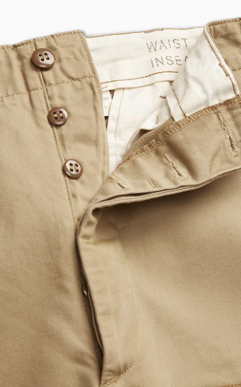 RRL Repaired Twill Field Trouser New Military Khaki